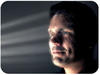 Age estimation technology in use scanning a face