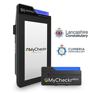 mycheckr_and_mini_police_logos